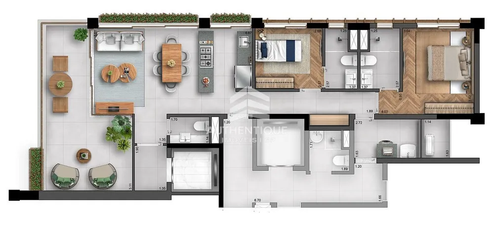 Apartamento, 3 quartos, 147 m² - Foto 23