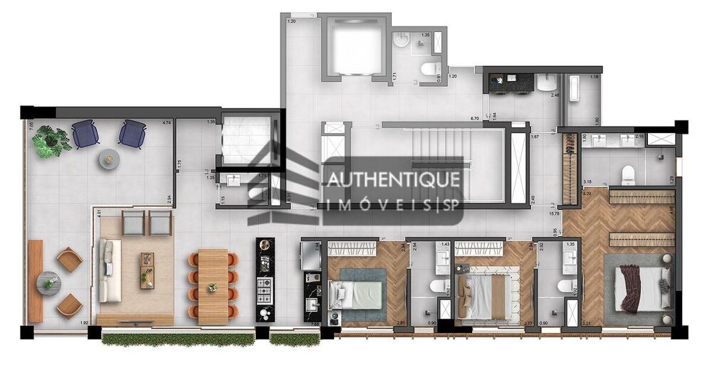 Apartamento à venda com 3 quartos, 147m² - Foto 11