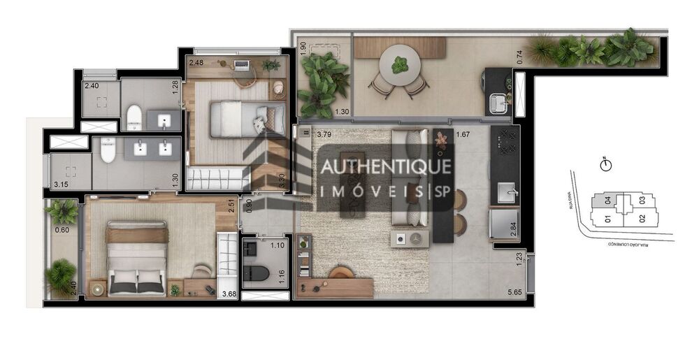 Apartamento, 3 quartos, 126 m² - Foto 14