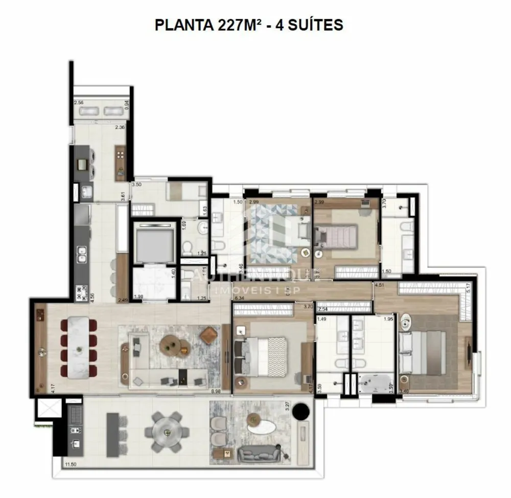 Apartamento, 2 quartos, 186 m² - Foto 12