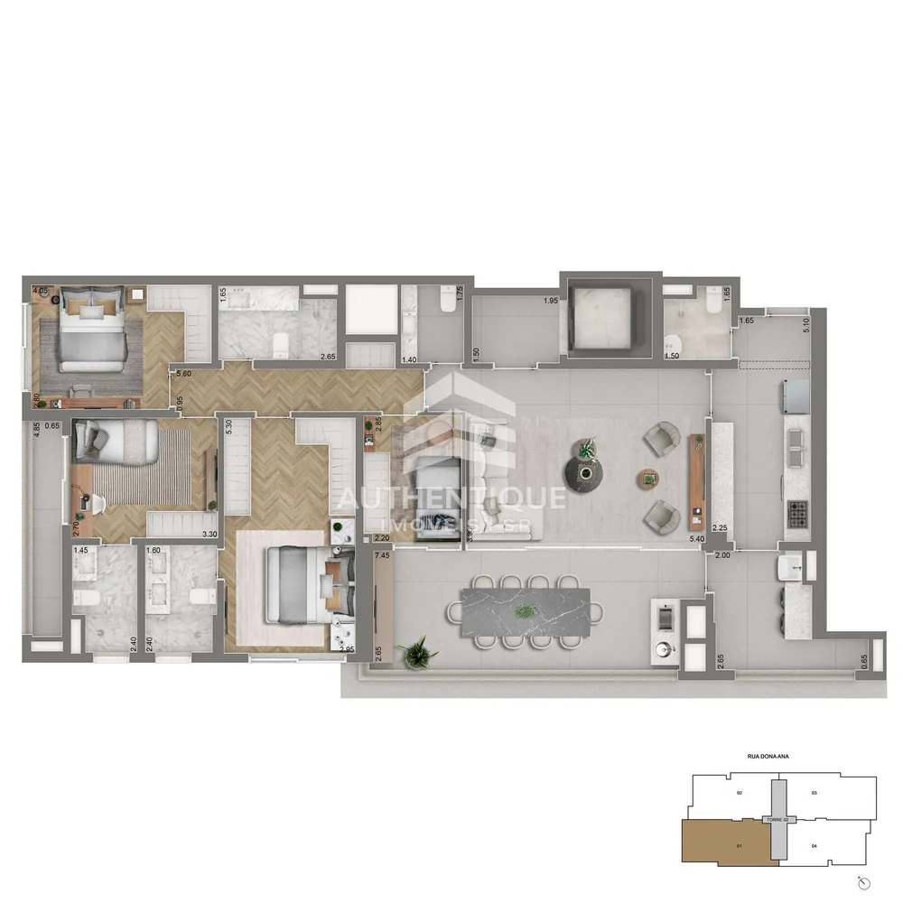 Cobertura, 3 quartos, 358 m² - Foto 5