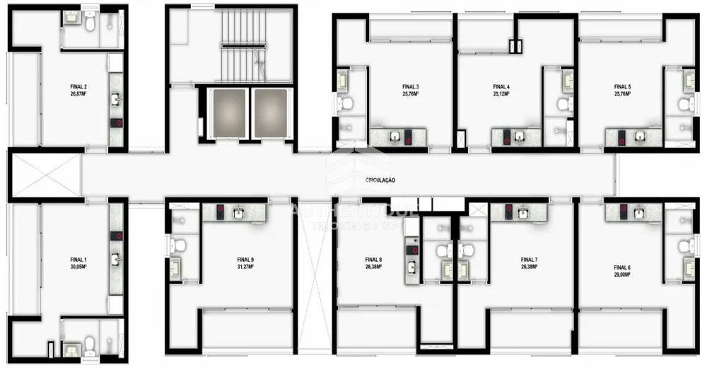 Apartamento, 1 quarto, 38 m² - Foto 3