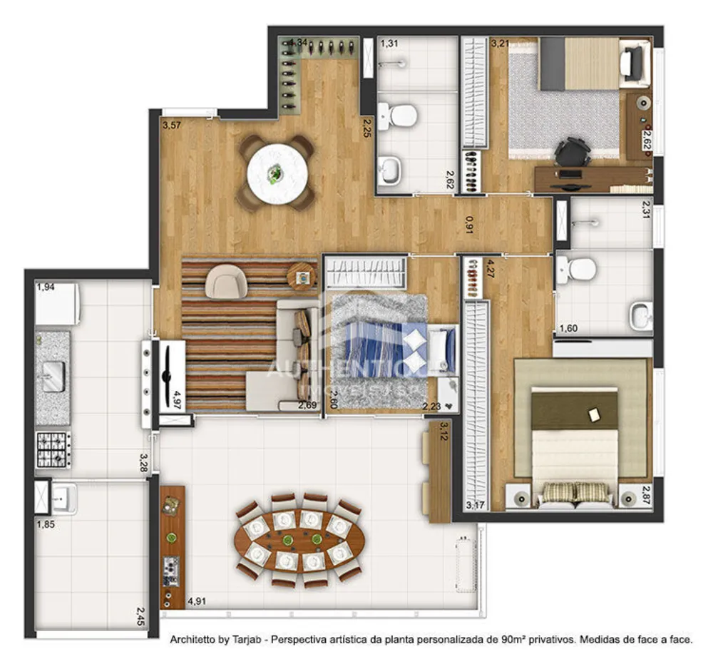 Apartamento, 3 quartos, 90 m² - Foto 6