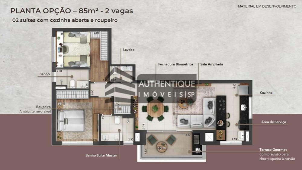 Apartamento, 2 quartos, 51 m² - Foto 46