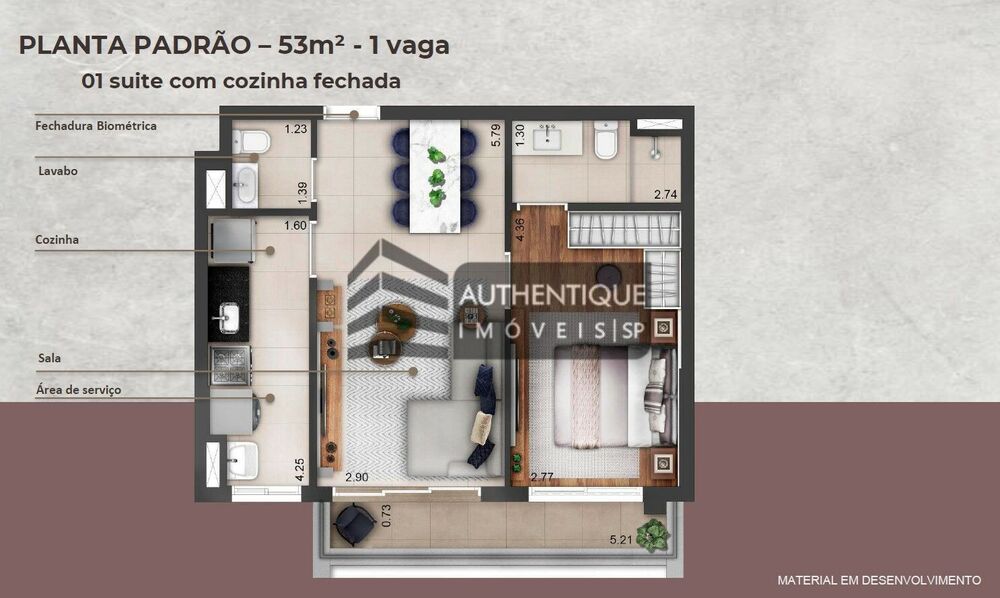 Apartamento, 2 quartos, 51 m² - Foto 49