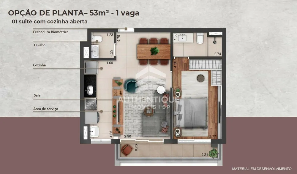 Apartamento, 2 quartos, 51 m² - Foto 62