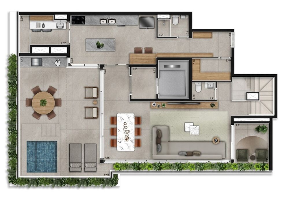 Apartamento, 3 quartos, 167 m² - Foto 21
