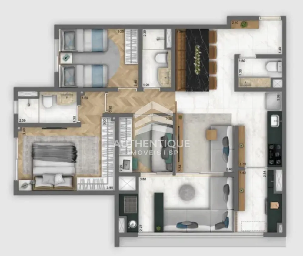 Apartamento, 2 quartos, 71 m² - Foto 15