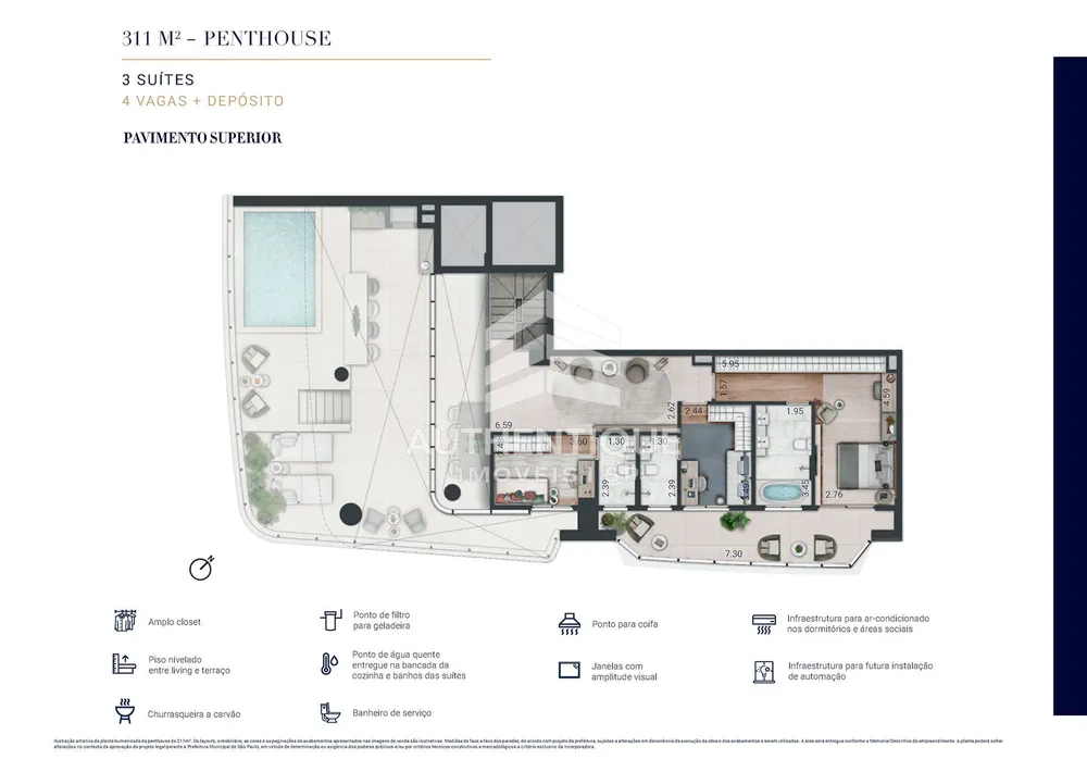 Apartamento, 3 quartos, 129 m² - Foto 10