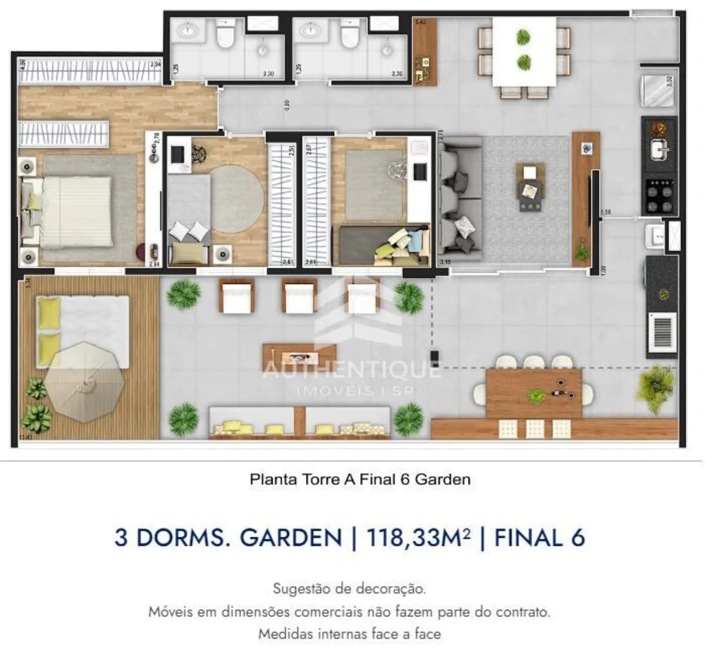 Apartamento, 3 quartos, 97 m² - Foto 2