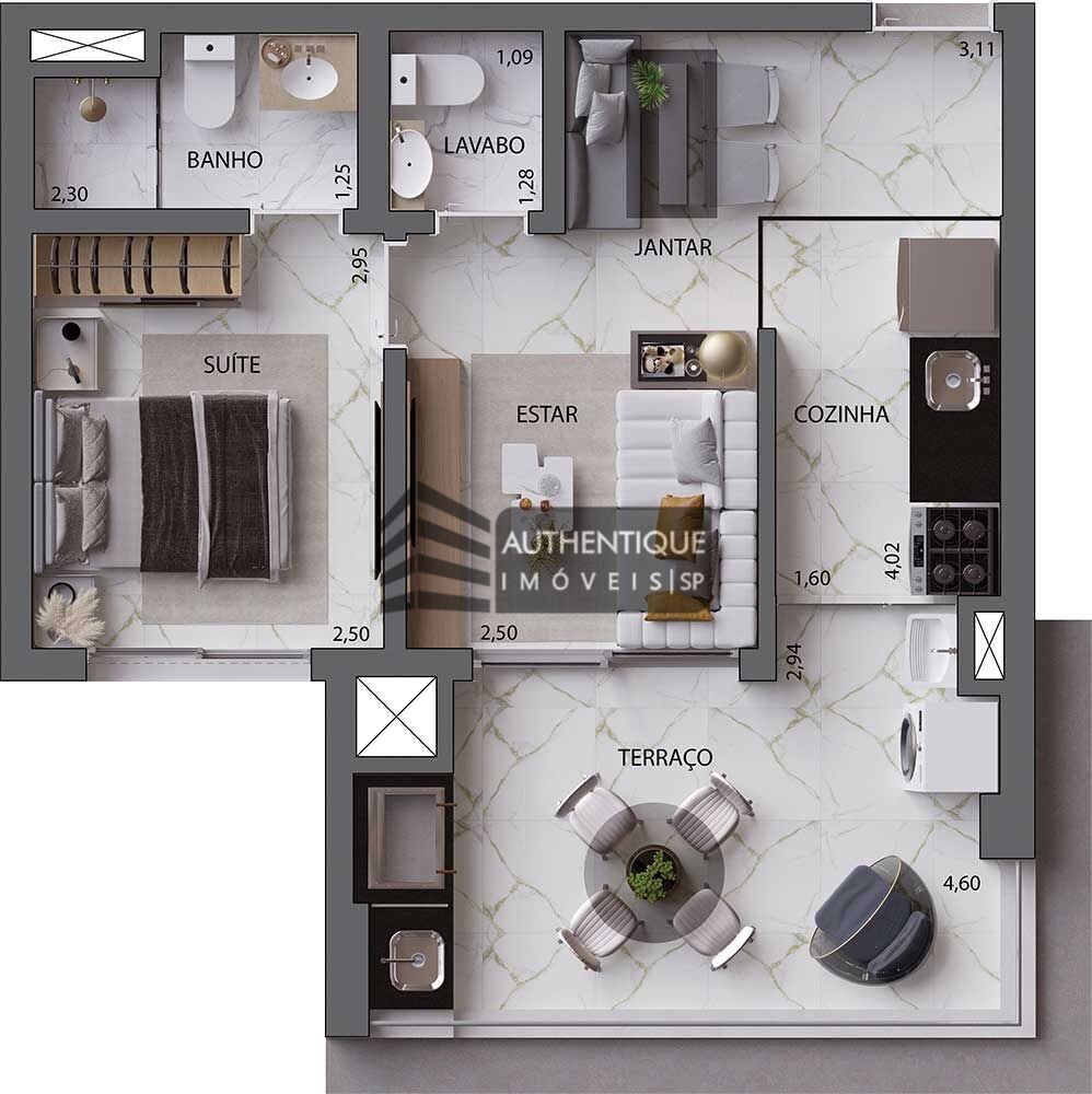 Apartamento, 2 quartos, 60 m² - Foto 8