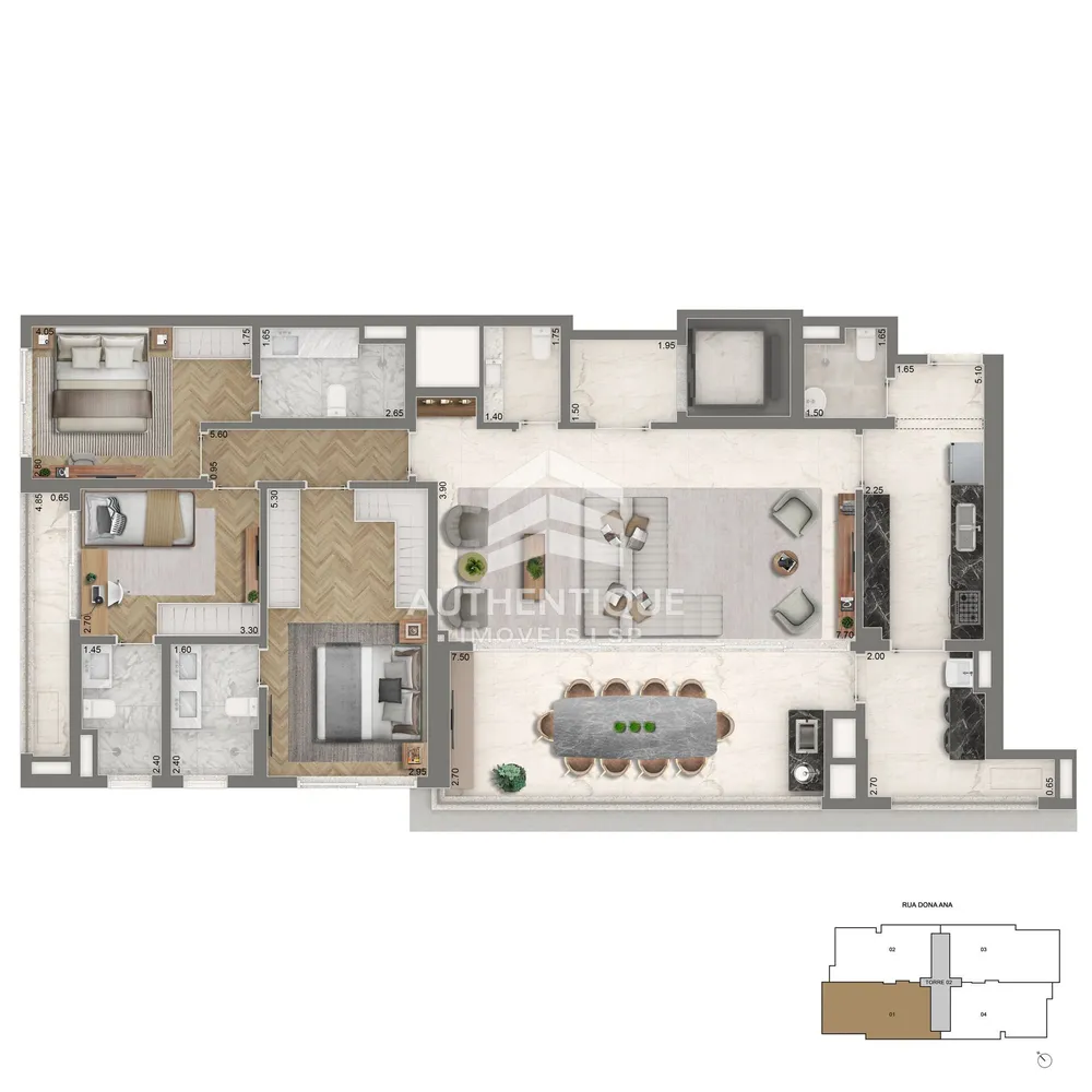 Apartamento, 4 quartos, 155 m² - Foto 12
