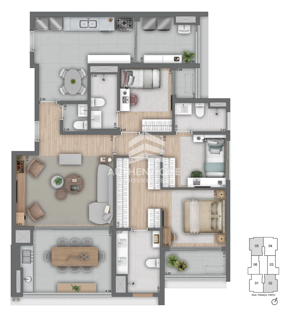 Apartamento, 3 quartos, 93 m² - Foto 10