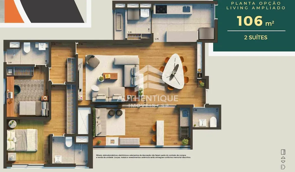 Apartamento, 4 quartos, 147 m² - Foto 6