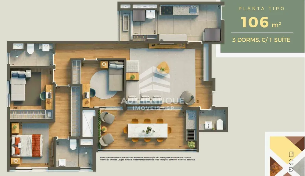 Apartamento, 4 quartos, 147 m² - Foto 8