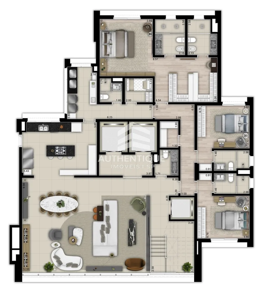 Cobertura, 4 quartos, 632 m² - Foto 8