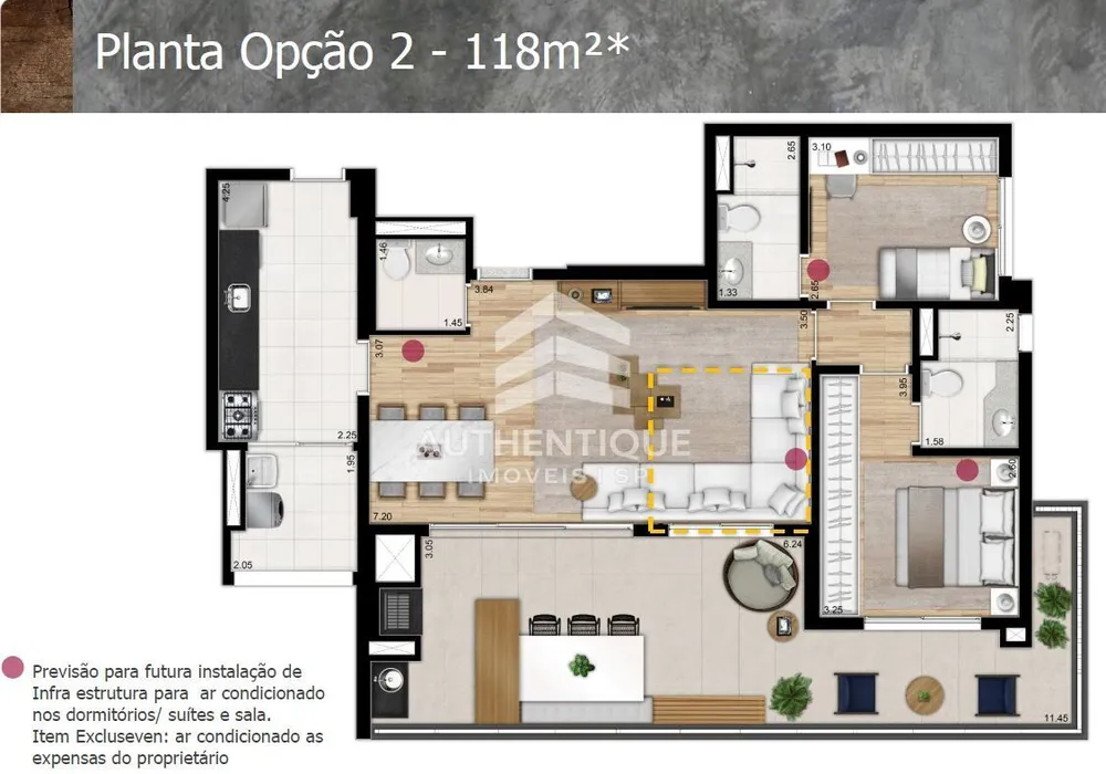 Apartamento, 3 quartos, 118 m² - Foto 5