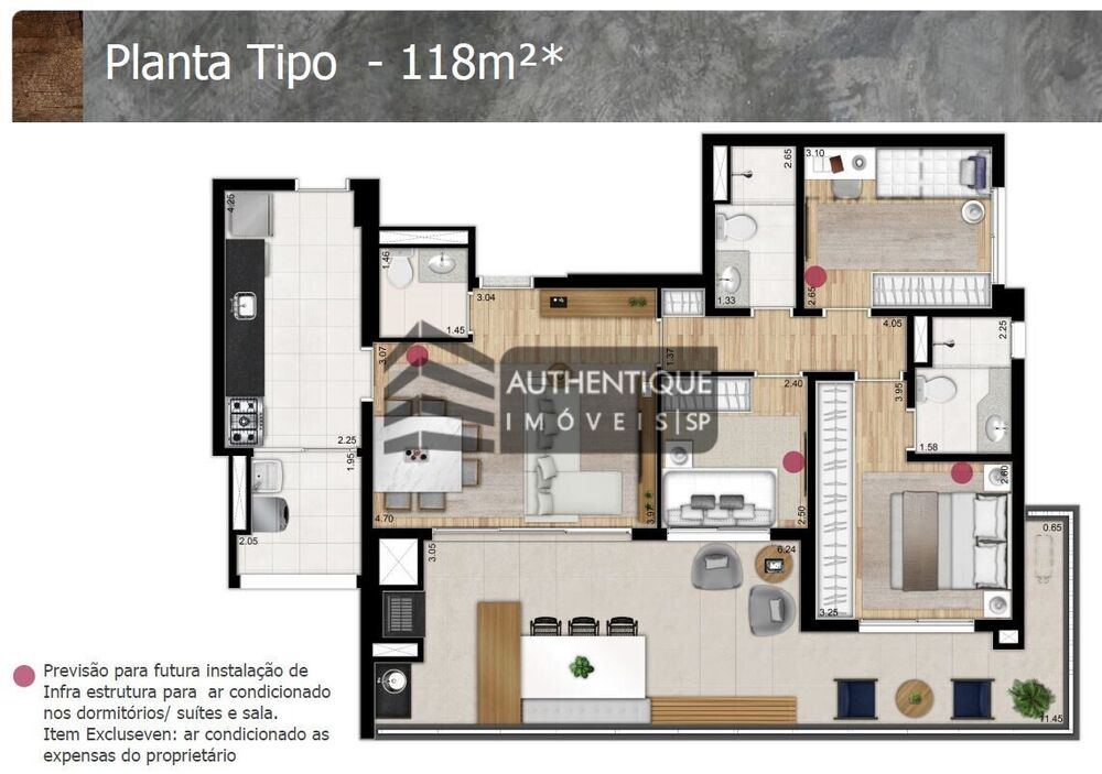 Apartamento, 3 quartos, 118 m² - Foto 9