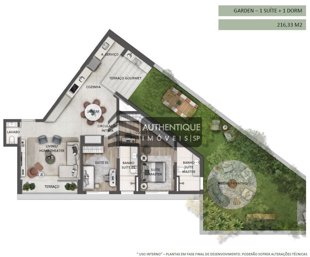 Cobertura, 3 quartos, 277 m² - Foto 3