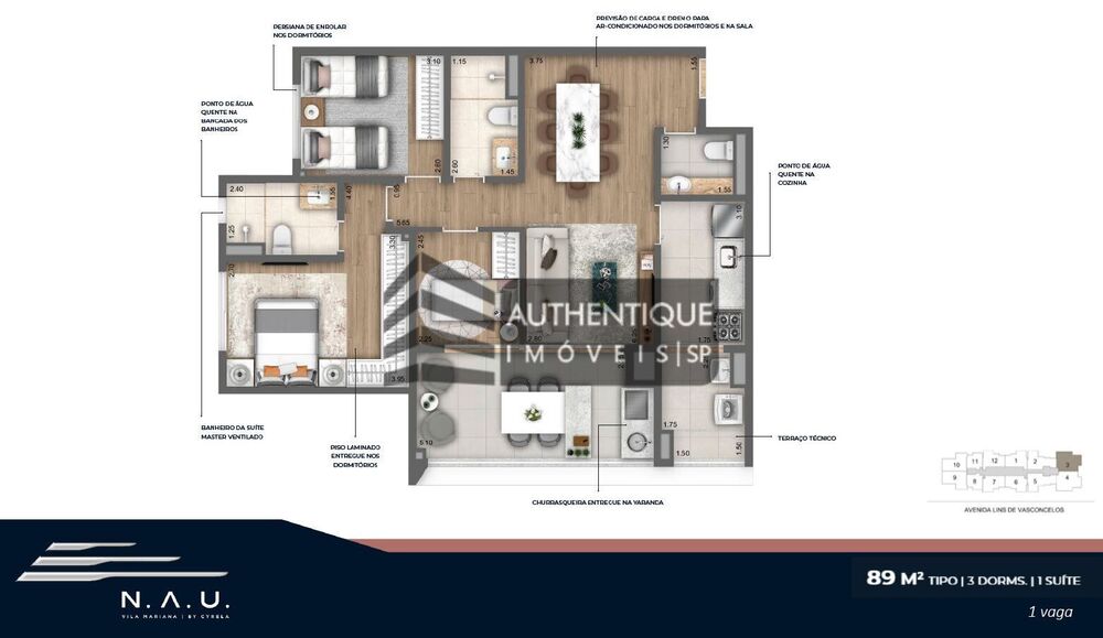 Apartamento, 2 quartos, 65 m² - Foto 20