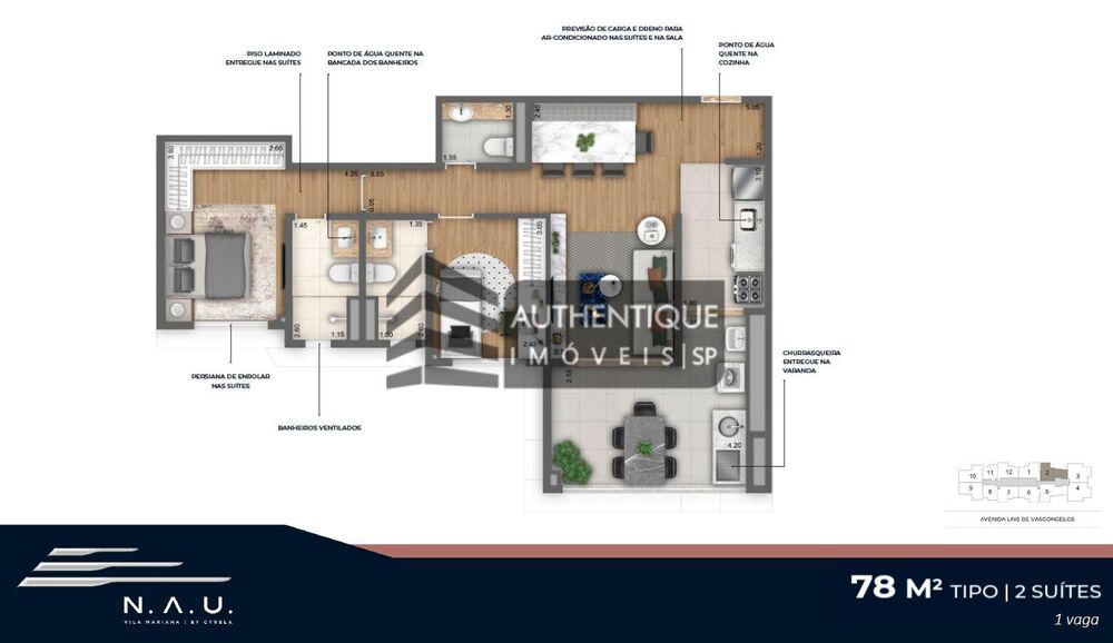 Apartamento, 2 quartos, 65 m² - Foto 15