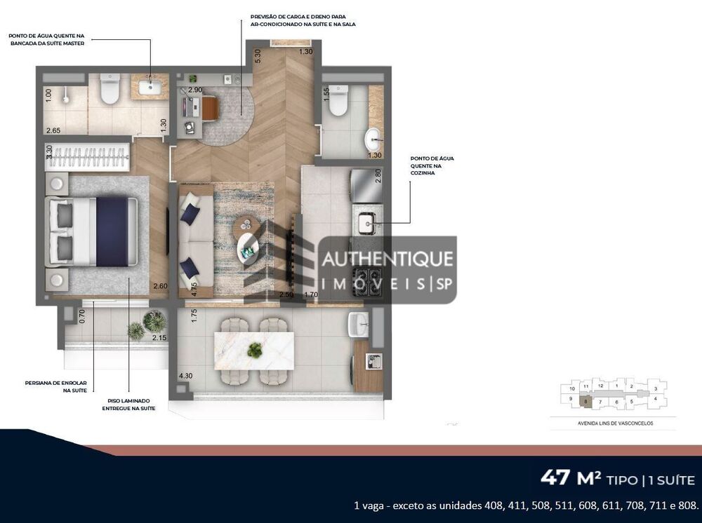 Apartamento, 2 quartos, 65 m² - Foto 39