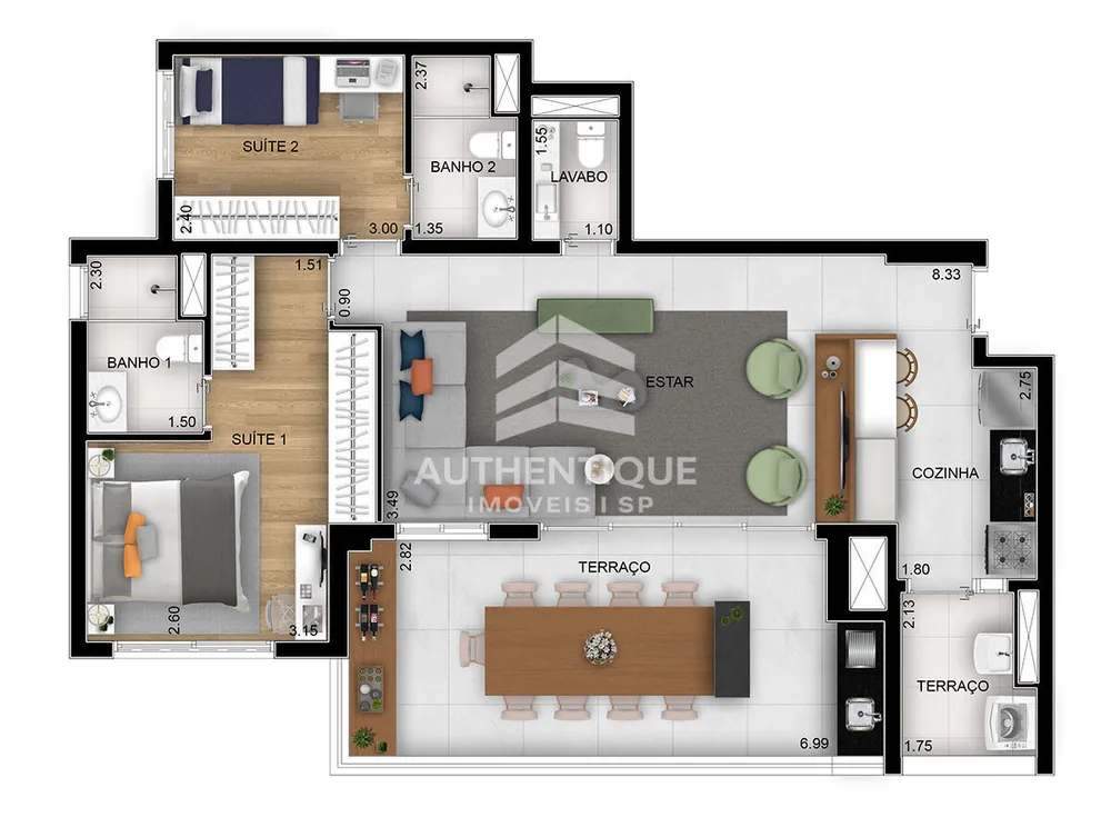 Apartamento, 3 quartos, 96 m² - Foto 11