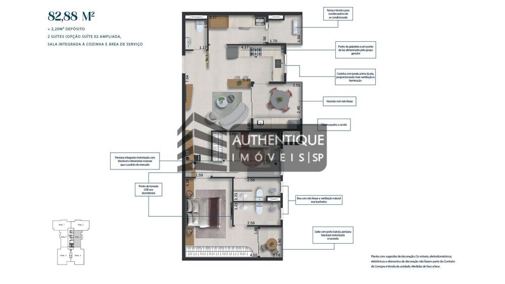 Apartamento, 3 quartos, 129 m² - Foto 2