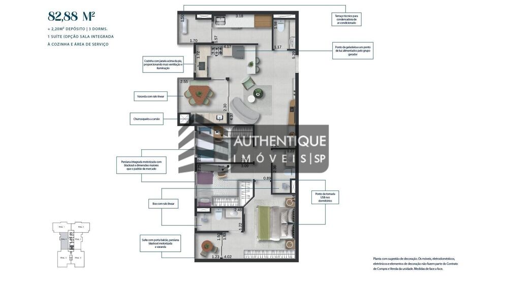 Apartamento, 3 quartos, 129 m² - Foto 8