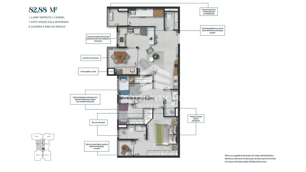 Apartamento, 3 quartos, 129 m² - Foto 46