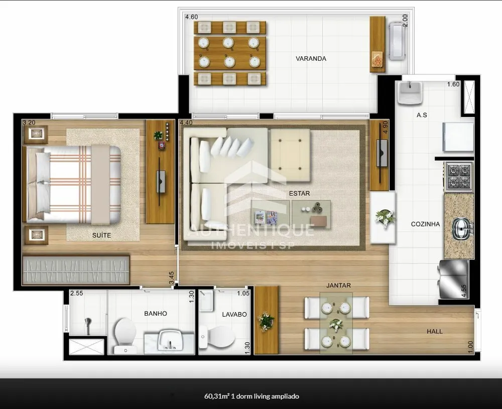 Apartamento, 2 quartos, 60 m² - Foto 12