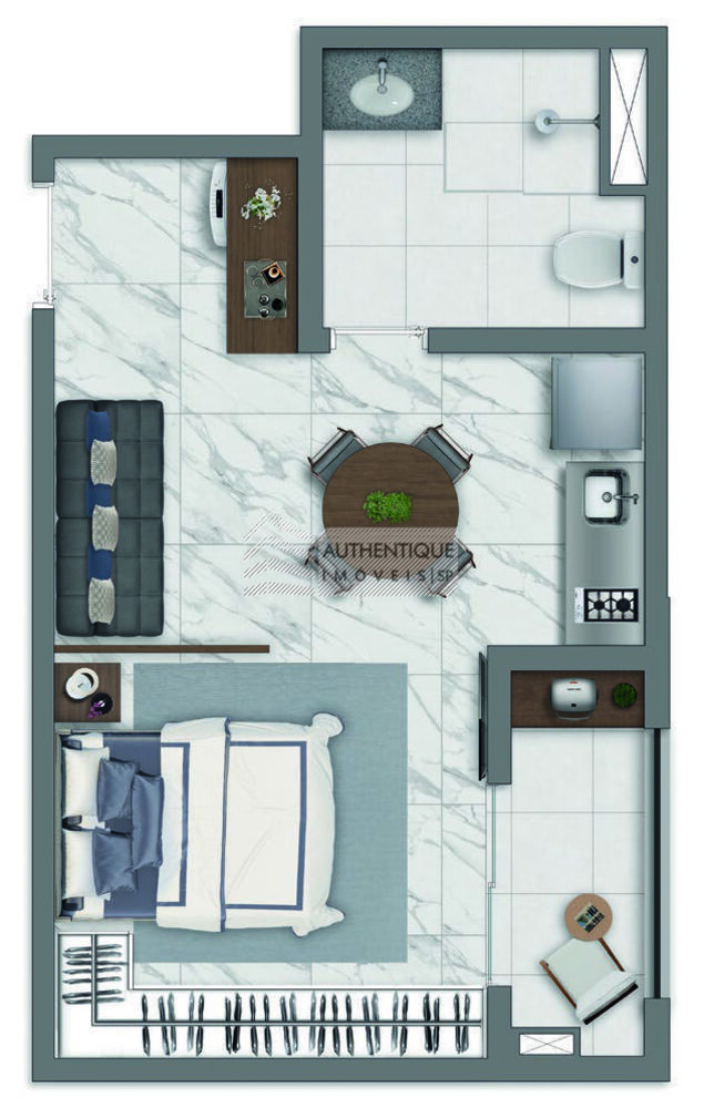 Apartamento à venda com 1 quarto, 29m² - Foto 15
