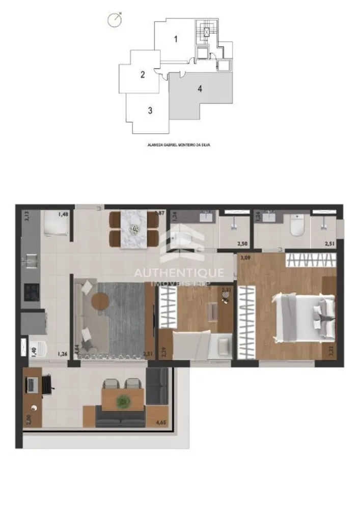 Apartamento, 2 quartos, 59 m² - Foto 20