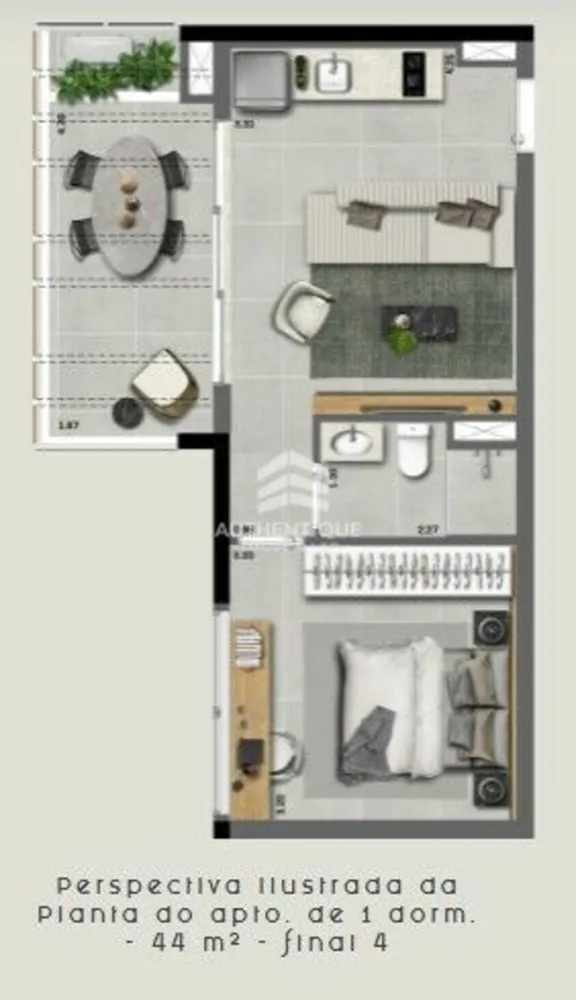 Apartamento, 1 quarto, 22 m² - Foto 11