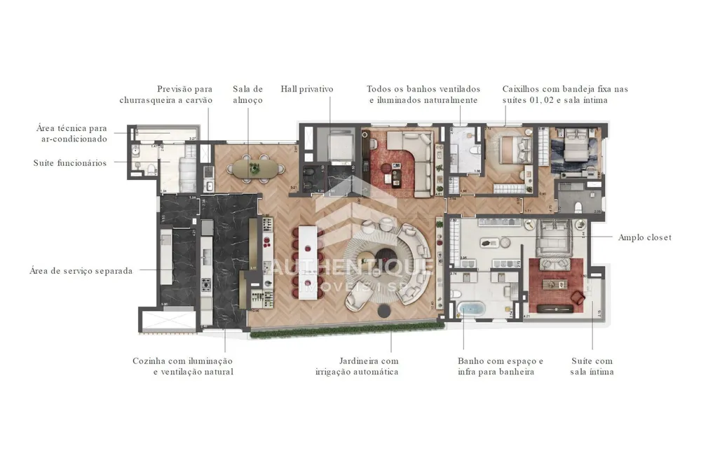 Apartamento, 4 quartos, 264 m² - Foto 5