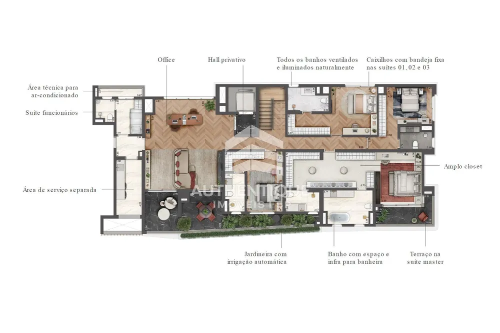 Apartamento, 4 quartos, 264 m² - Foto 4