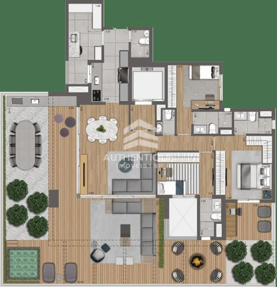 Apartamento, 3 quartos, 147 m² - Foto 6