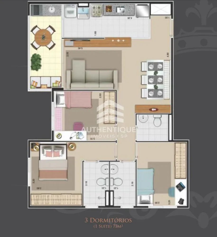 Apartamento, 2 quartos, 57 m² - Foto 4