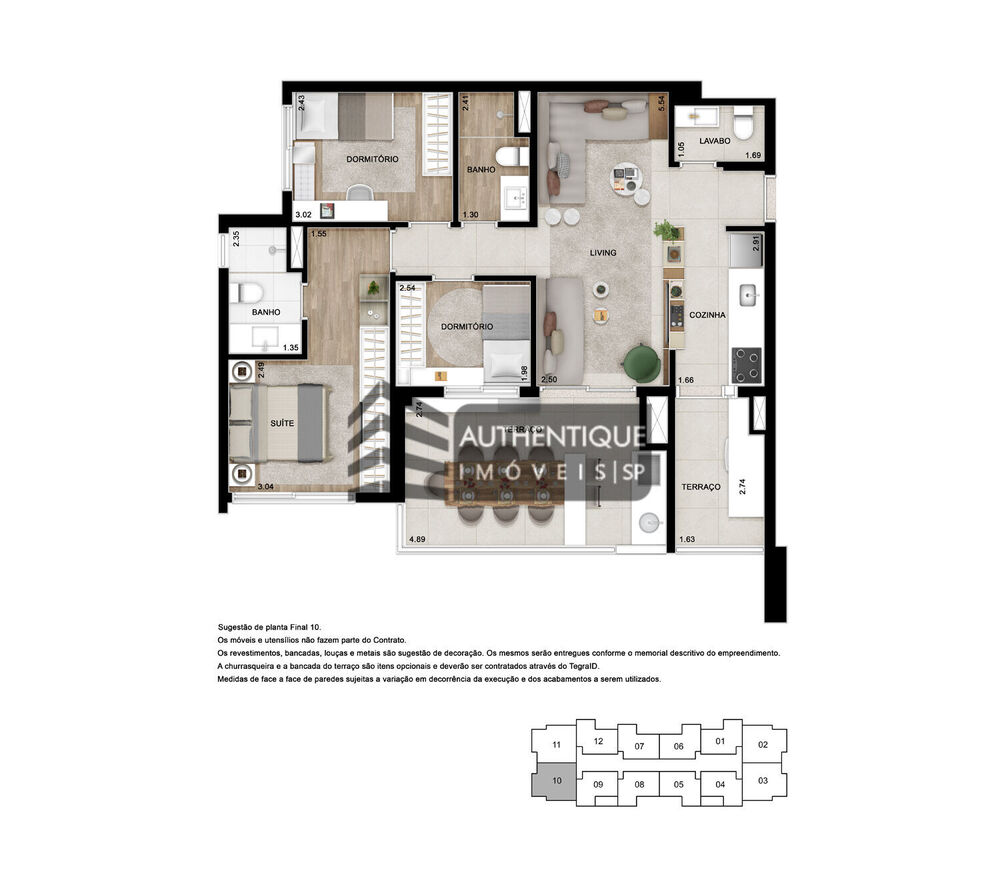 Apartamento, 2 quartos, 54 m² - Foto 30