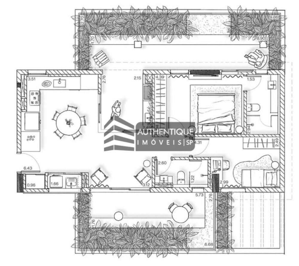 Apartamento, 2 quartos, 107 m² - Foto 11