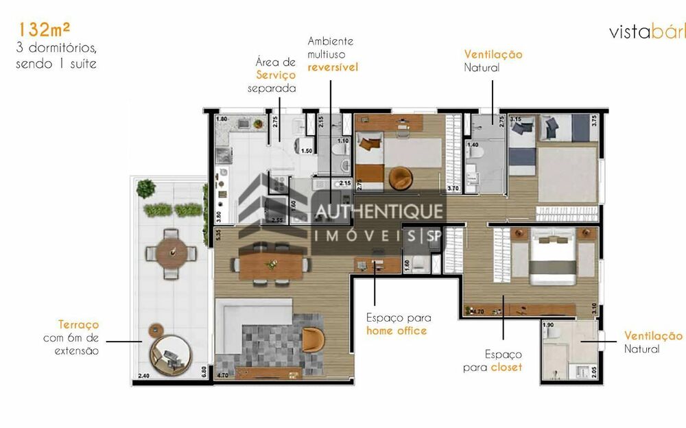 Apartamento, 3 quartos, 213 m² - Foto 16