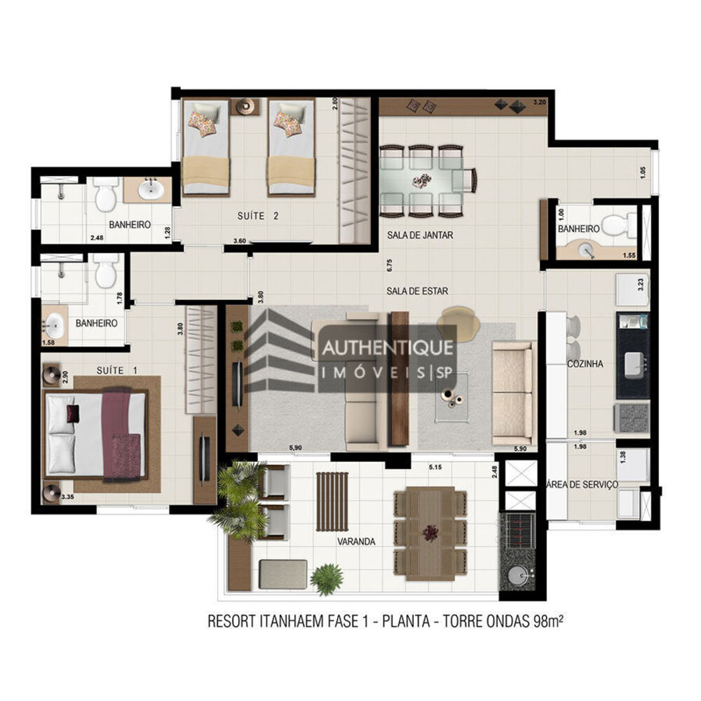 Apartamento, 2 quartos, 78 m² - Foto 4