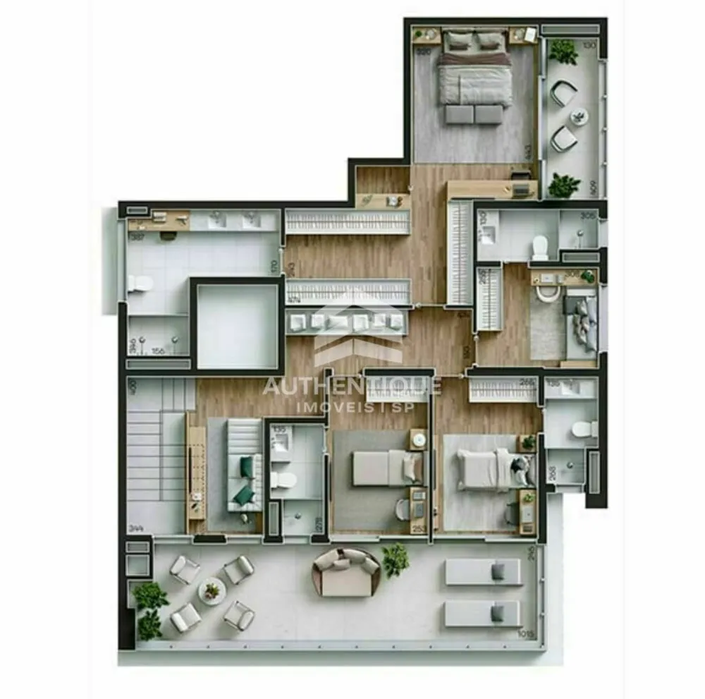 Cobertura, 4 quartos, 265 m² - Foto 12