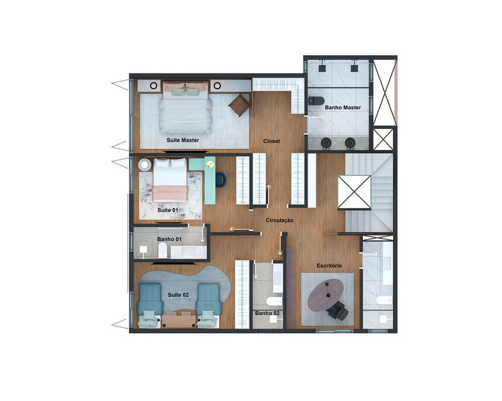 Casa de Condomínio, 3 quartos - Foto 10