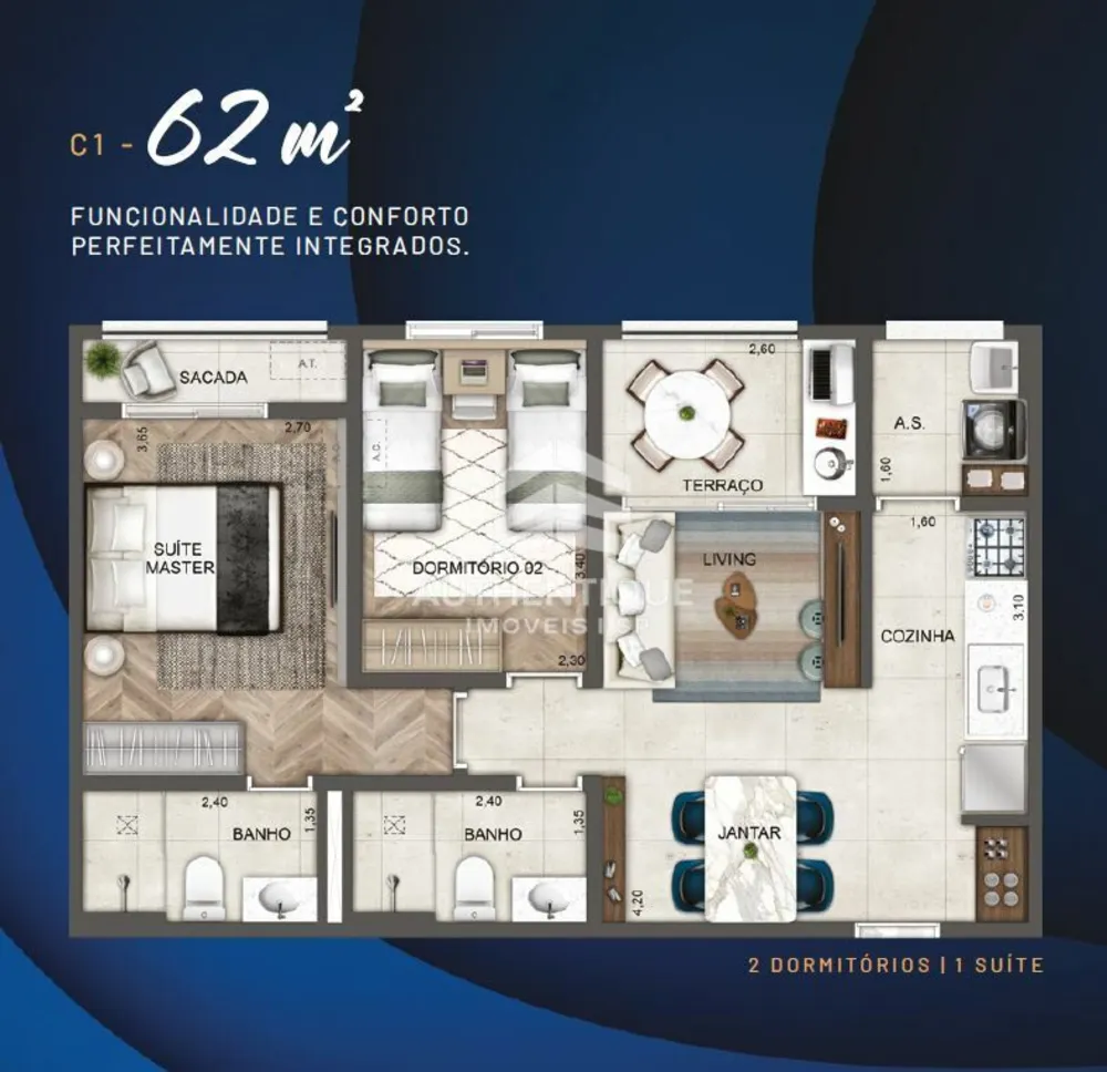 Apartamento, 3 quartos, 70 m² - Foto 20