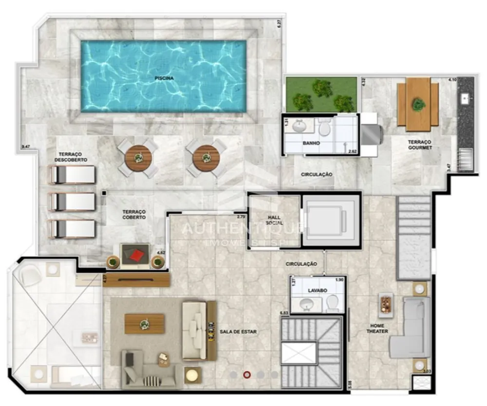 Apartamento, 3 quartos, 200 m² - Foto 2