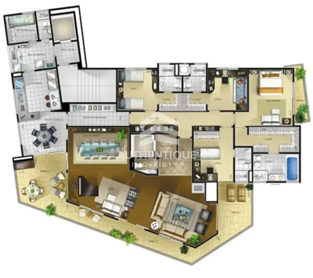 Apartamento, 4 quartos, 303 m² - Foto 11