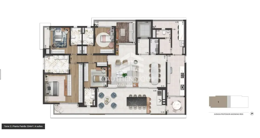 Apartamento, 4 quartos, 254 m² - Foto 11