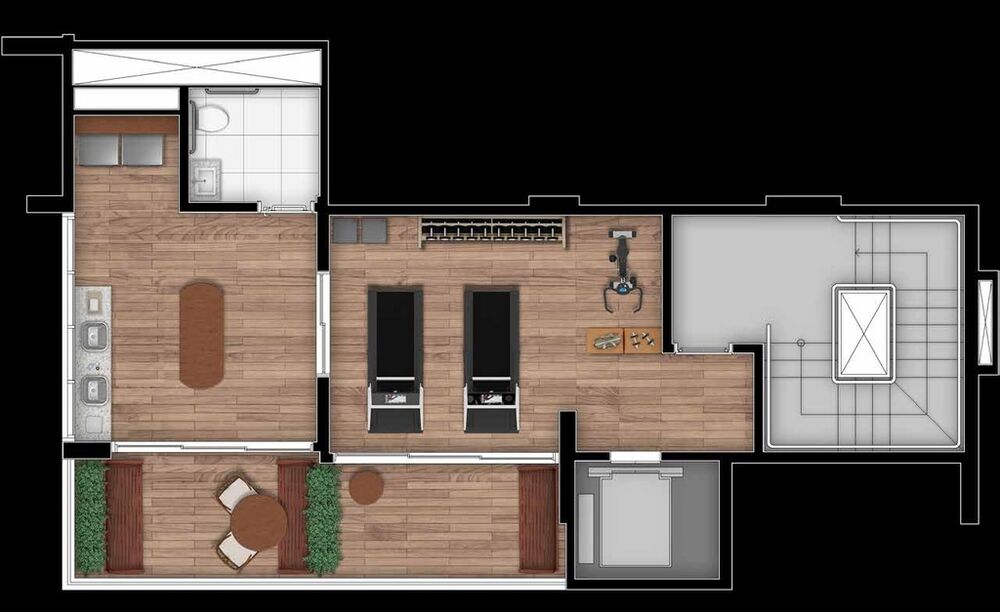 Apartamento, 1 quarto, 21 m² - Foto 11
