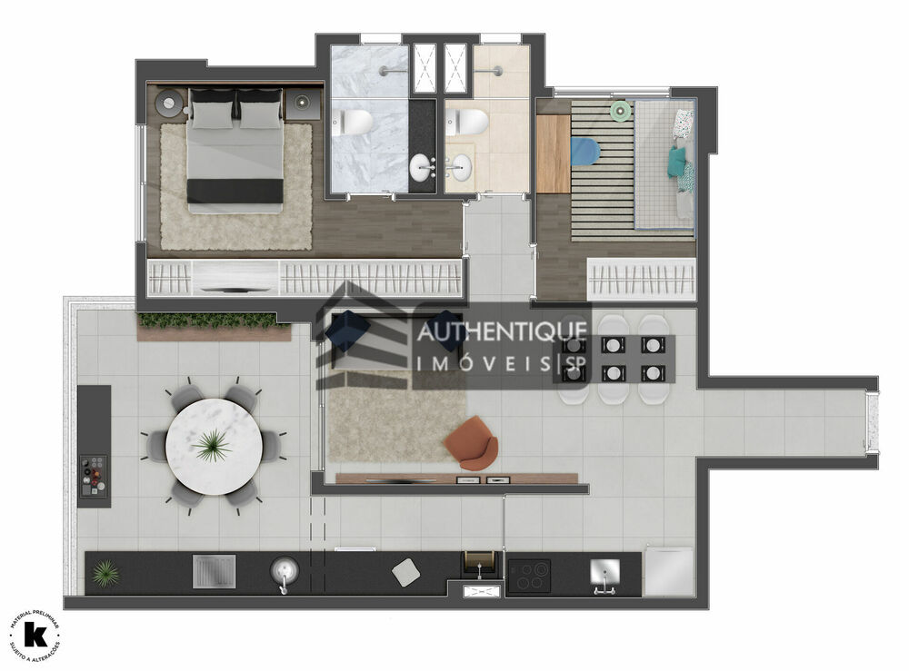 Apartamento, 2 quartos, 74 m² - Foto 24